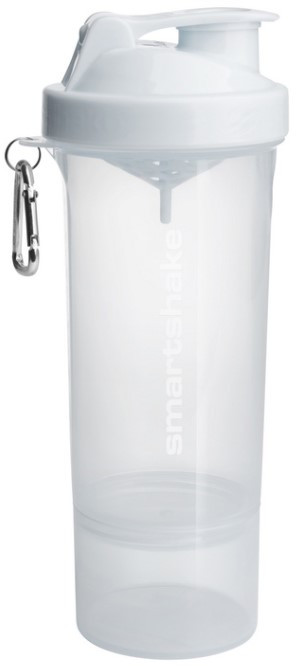 Шейкер SmartShake Slim NEON Pure White 500 ml Білий