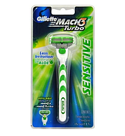 Станок для гоління Gillette Mach 3 Turbo Sensitive (+1 картридж)