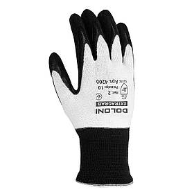Doloni рукавички трикотажні з латексним покриттям, розмір 10, Extragrab 4200