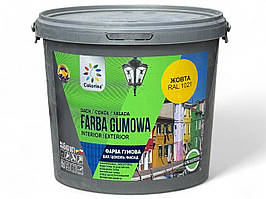 Фарба гумова для дахів Colorina 6 кг RAL 1021 жовта