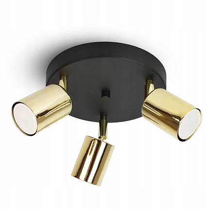 Стельовий світильник Люстра GU10 LED Black & Gold Edition, фото 1