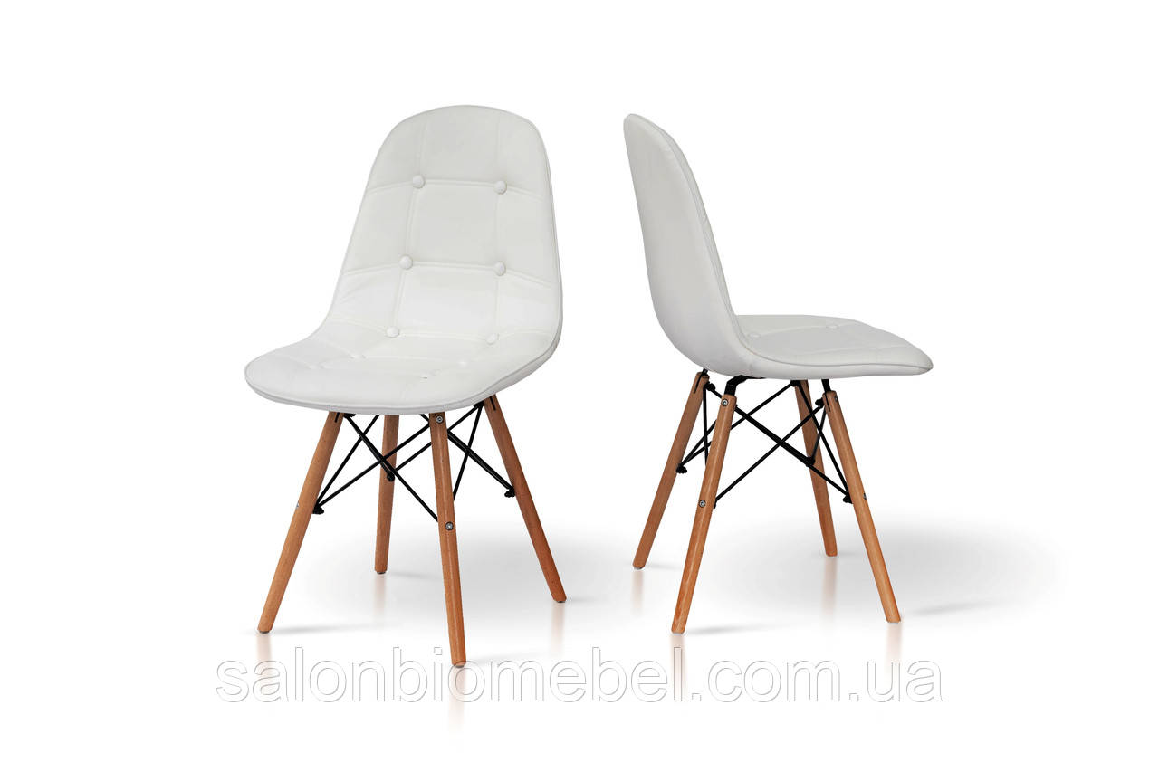 Стілець Джастін (Шкірзамінник білий), фото 1