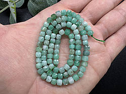 Смарагд 4 мм кубик гранний, 1 шт.