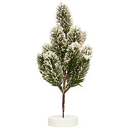 Новорічна декорація - ялинка біла, 25 см (170142)