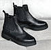 Жіночі демісезонні осінні Черевики челсі  шкіряні чорні, жіночі демісезонні черевики від виробника, фото 3