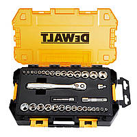 Набір головок DeWALT DWMT45034-0, 1/4", 3/8", 34 предмети.