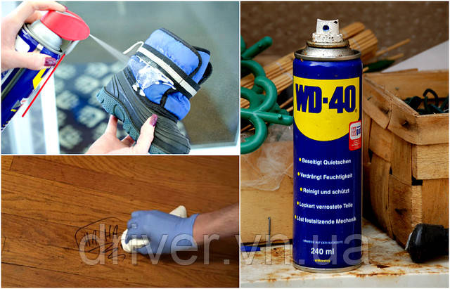 WD-40 - сфери застосування