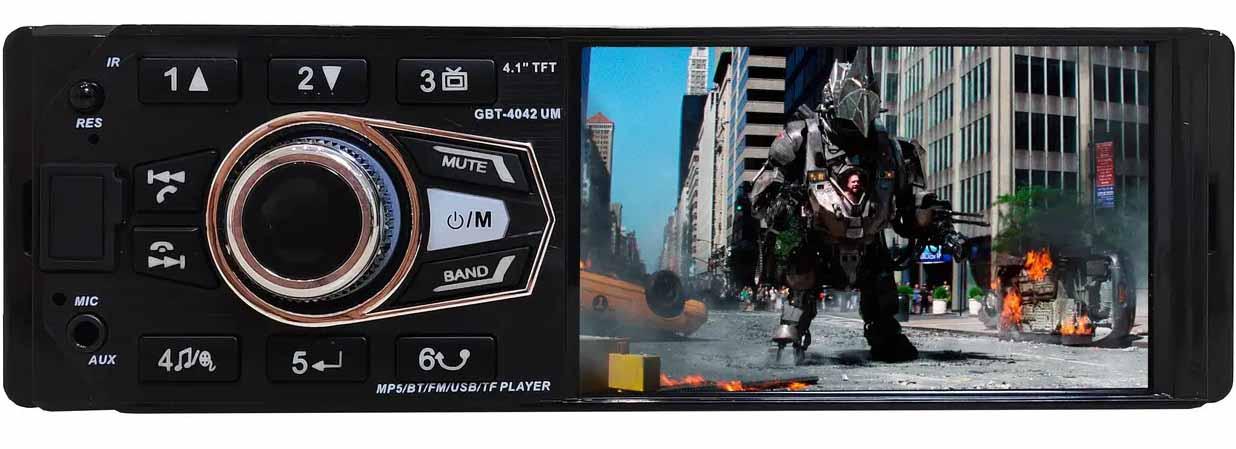 Автомагнітола MP5 4042UM екран 4.1 Bluetooth AV-in Пульт на кермо