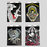 Наклейка на транспорт, наклейка на авто (10х15см, ПВХ) Black series 44, 45, 46, 47