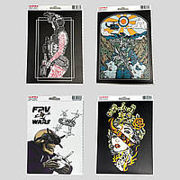 Наклейка на транспорт, наклейка на авто (10х15см, ПВХ) Black series 48, 50, 51, 52