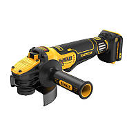 Шліфмашина кутова акумуляторна безщіткова DeWALT DCG416VSN, 18 B XR Li-lon, d=125 мм, 3000-9000 об/хв, клавішний вимикач, без