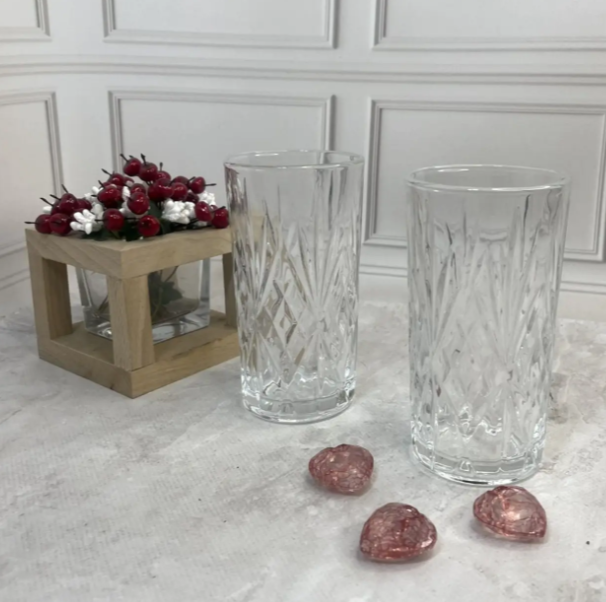 Набір високих склянок Helios Бірмінгем для коктейлів 280 мл 6шт (KB103-3A), фото 1