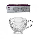 Набір скляних чашок Helios Вінтаж 212 мл 6 шт (P-209-1), фото 2