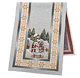 Новорічна доріжка на стіл "Різдво в Карпатах" гобелен 37x100 см. Limaso, фото 8