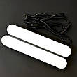 Світлодіодні панелі 25 см 2шт RGB Ambiance Light Bar від USB та з пультом, чорні, фото 7