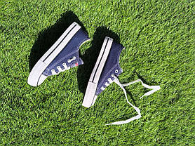 ЗНИЖКА! 31р (20,5 см) Конверси СИНІ кросівки кеди в стилі Converse all star дитячі, фото 4