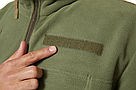 Тактична куртка флісова DEU KT6000841 Олива - розмір XL, фото 9