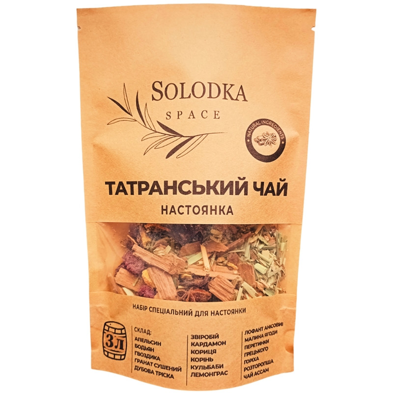 Набір спецій для настоянки Татранський чай (Solodka) на 3 л