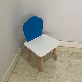 Стульчик дитячий ChildWood мушля блакитний+білий Kids Dream (Фанера)