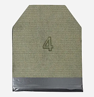 Комплект бронепластин 4-го класу 25х30 Armox 600T 6мм  3.5кг Плити для плитоноски (Сталь)