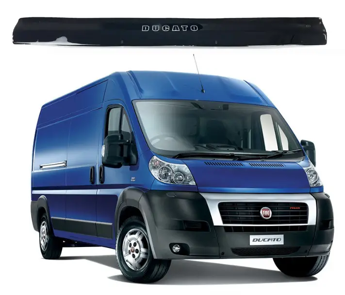 Дефлектор капота мухобійка на Fiat Ducato III 2006-2014 AV-Tuning
