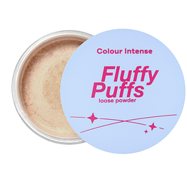 Пудра для обличчя матуюча Colour Intense Fluffy Puffs Loose Powder прозора розсипчаста