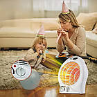 Тепловентилятор 2000Вт, 2 режими, Color Bear NSB-200B1 / Обігрівач електричний / Електрообігрівач, фото 4