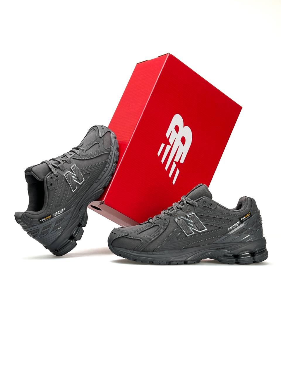 Чоловічі кросівки New Balance 1906R Grey, кеди Нью Беланс шкіра текстиль водонепроникних. сірі. Чоловіче взуття