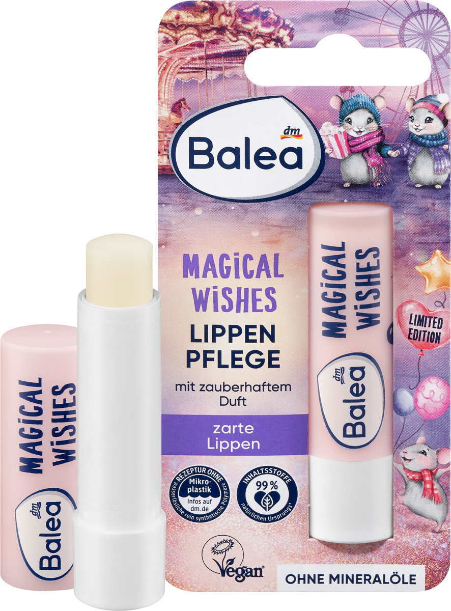 Бальзам для губ Balea (Magical Wishes) 4.8г, фото 1