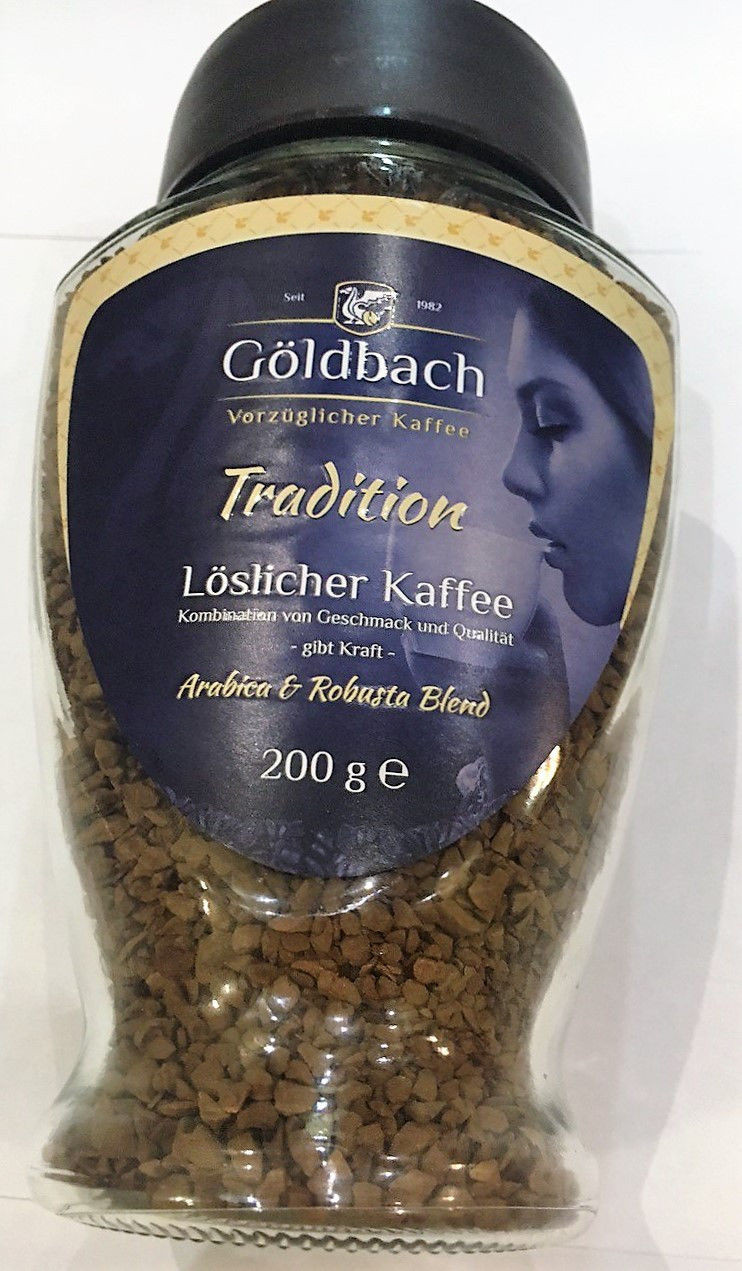 Кава розчинна GOLDBACH TRADITION, 200 г