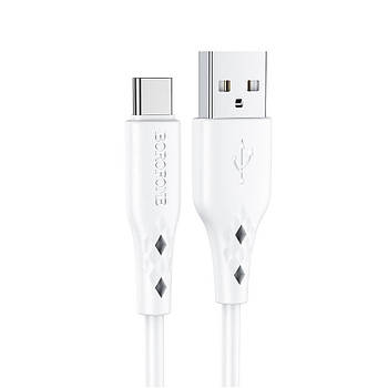 Кабель Borofone BX48 USB to Type C 3A 100 см White
