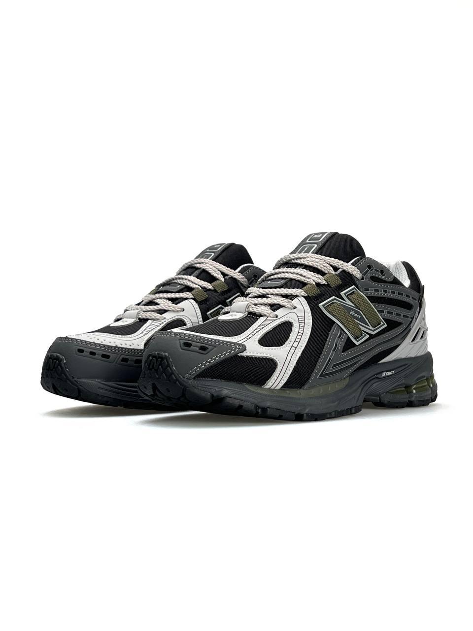Чоловічі кросівки New Balance 1906R Black Grey White, кеди Нью Беланс шкіра текстиль водонепрон. Чоловіче взуття