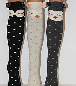 Гольфи жіночі махрові EKMEN з гальмами та бомбонами