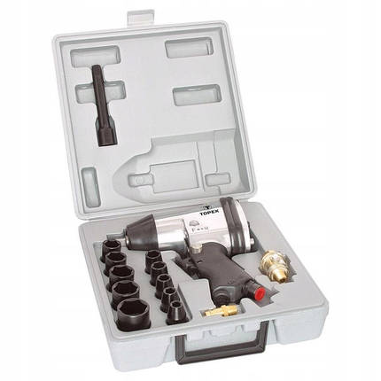 Пневматичний ударний гайковерт TOPEX 310N*m гайковерт для гаража пневматичний, фото 1