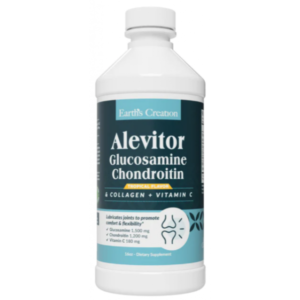 Liquid Glucosamine Chondroitin Pus Vitamin C Earth's Creation, 480 мл
