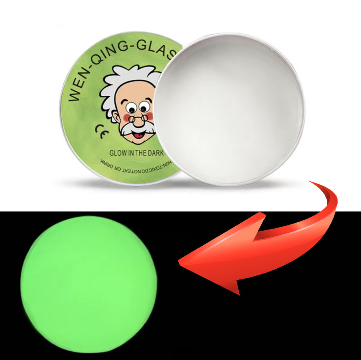 Розумний Пластилін HAND GUM Glow in the Dark Жуйка для Рук Світиться у Темряві (01033)