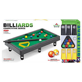 Дитячий іграшковий Більярд Bambi HB9901 розмір стола 27,5 х 19,3 х 6,7 см, Toyman