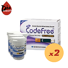 Тест-смужки SD CodeFree 100 шт. у 4 флаконі по 25 шт. в пакованні