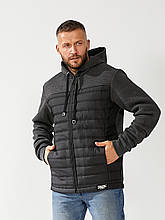 Тепла кофта на блискавці Антрацит