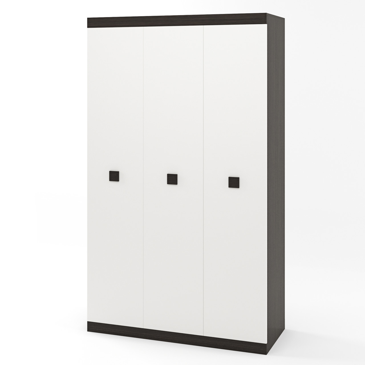 Шафа 3-х дверна Еверест Соната-1200 венге темний + білий (DTM-2295), фото 1