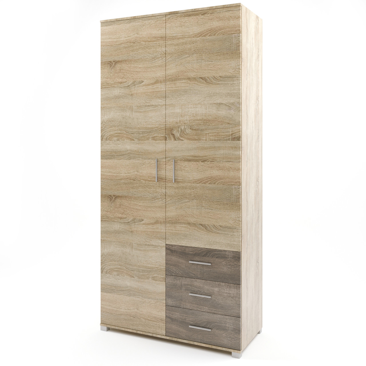 Шафа пряма з ящиками Еверест Бриз ШП-4 сонома + трюфель (DTM-2297), фото 1