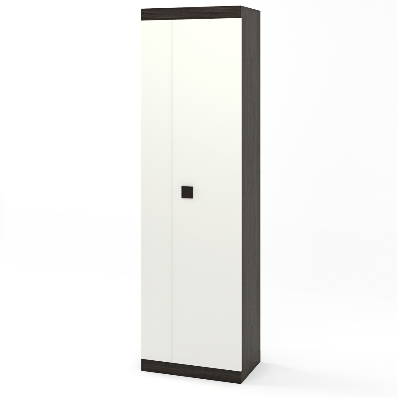 Шафа розпашна Еверест Соната-600 венге темний + білий (DTM-2309), фото 1