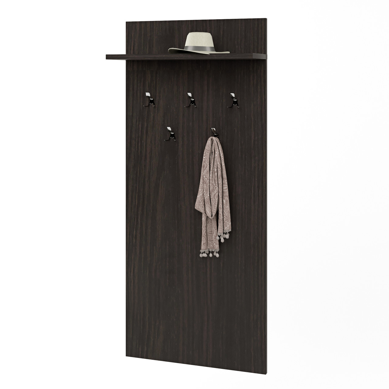 Вішалка на стіну Еверест Соната-600 60х130 см венге темний (DTM-2121), фото 1
