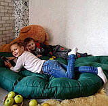 Безкаркасні крісла матрац 2 в 1 оустер, Кріслотрансформер, Безкаркасні меблі вдома, Крісло футон, фото 5