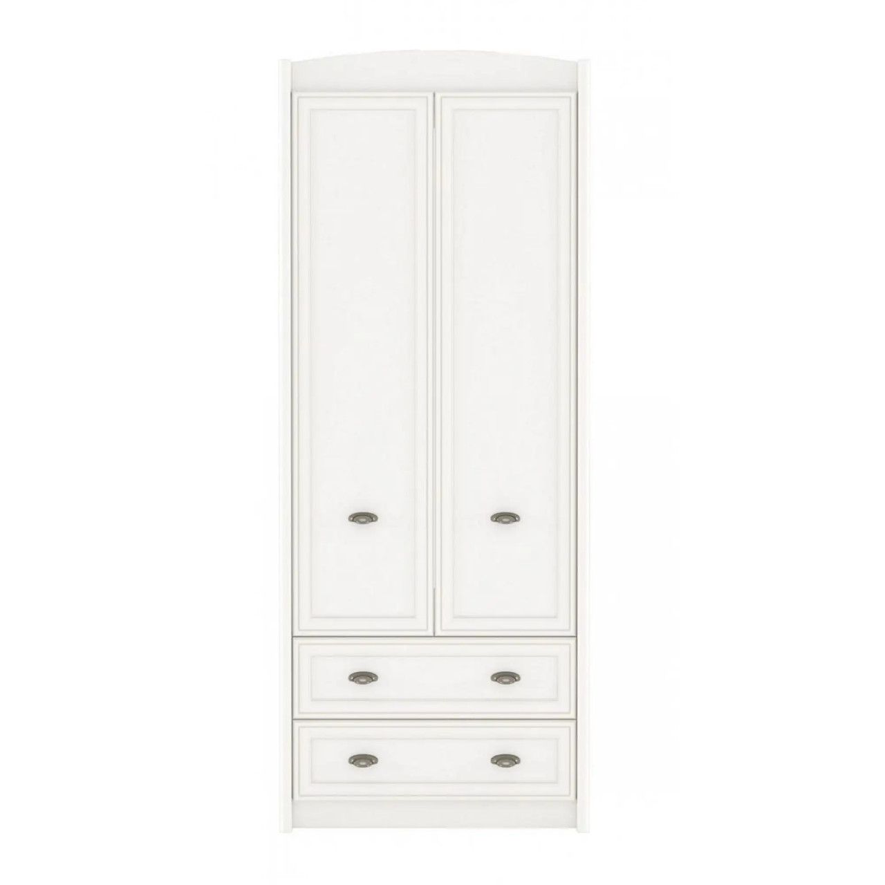 Шафа розпашна з ящиками Гербор Салерно SZF2D2S Білий (GRB-1447), фото 1