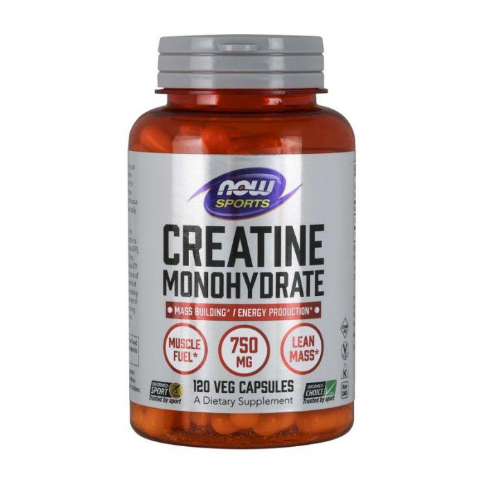 Креатин в капсулах NOW Creatine 750 mg 120 caps