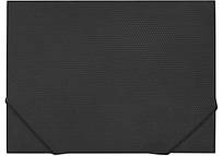 Папка пластикова А3 на гумках, фактура "помаранч", чорна