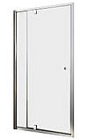 Душові двері розпашні Insana 90х185 см регульовані по ширині 86-101см прозоре скло 6мм, фото 4
