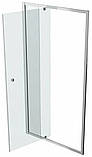 Душові двері розпашні Insana 90х185 см регульовані по ширині 86-101см прозоре скло 6мм, фото 5