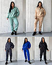 Костюм ЖІНОЧИЙ СПОРТИВНИЙ НА ФЛІСІ БІРЮЗА SNAKE TEVI 7724 до 62 розміру, фото 8